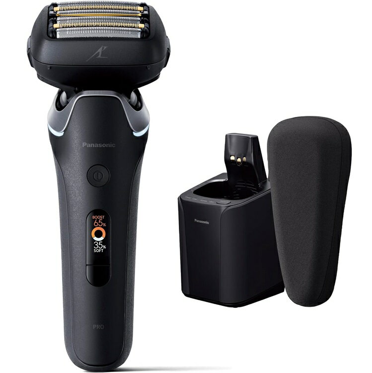 パナソニック シェーバー ラムダッシュ PRO 6枚刃 メンズ 電動 髭剃り ラムダッシュAI+ 全自動洗浄充電器 ES-L690U-K クラフトブラック [t...