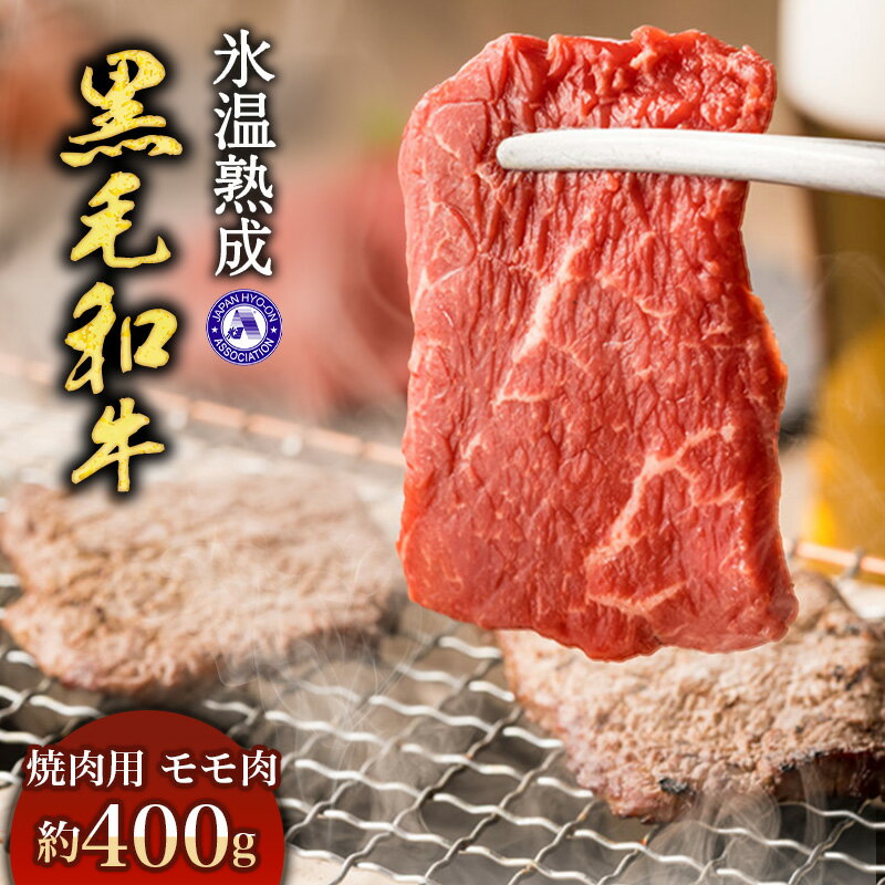 氷温熟成肉 国産黒毛和牛 (焼肉用 もも肉 約400g)【送料無料】[ty]