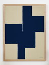 CARO CARO PRINTS | Navy Blue Art Print (ABST-24) | アートプリント / アートポスター (30x40cm) 北...