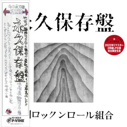 静岡ロックンロール組合 / 永久保存盤 (2LP) レコード アナログ 静岡ロックンロール組合 / 永久保存盤 (2LP) レコード アナログ