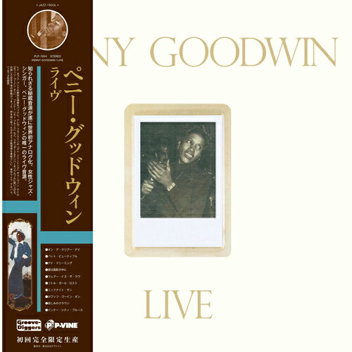 PENNY GOODWIN / LIVE (LP) ペニー・グッドウィン レコード アナログ