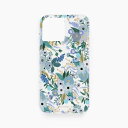 RIFLE PAPER CO. | CLEAR GARDEN BLUE | iPhone 13ケース ライフルペーパー スマホケース アイフォン ボタニカル