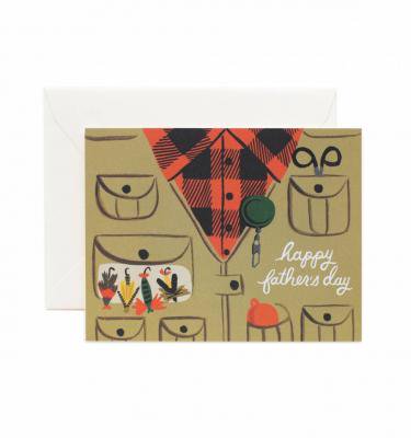 RIFLE PAPER CO. | ファザーフィッシャー (GCHF05) | グリーティングカード ライフルペーパー 父の日 手紙 ギフト