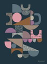 【SALE セール】ELOISE RENOUF | BITS AND PIECES PLUM | A3 アートプリント/ポスター 北欧 インテリア アブストラク...