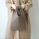 【再入荷】POMTATA (ポンタタ) | MEL TOTE (cocoa) | トートバッグ 送料無料 人気 山羊革 肩掛けOK