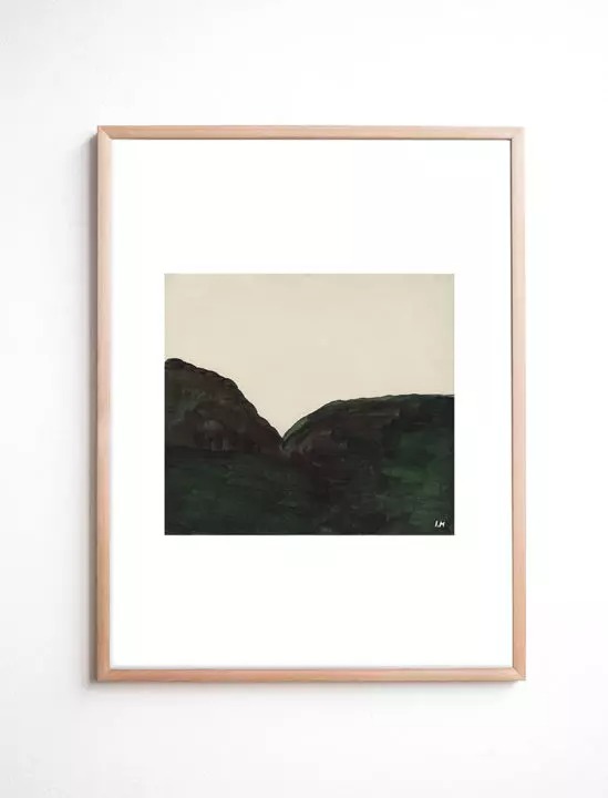 FINE LITTLE DAY | THE HILL POSTER | アートプリント/ポスター (40x50cm) 北欧 シンプル ウォールインテリア インテ...