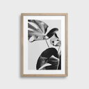 NOUROM | GREY MONSTERA #1 | A[gvg/|X^[ (50x70cm) k ~j} CeA 