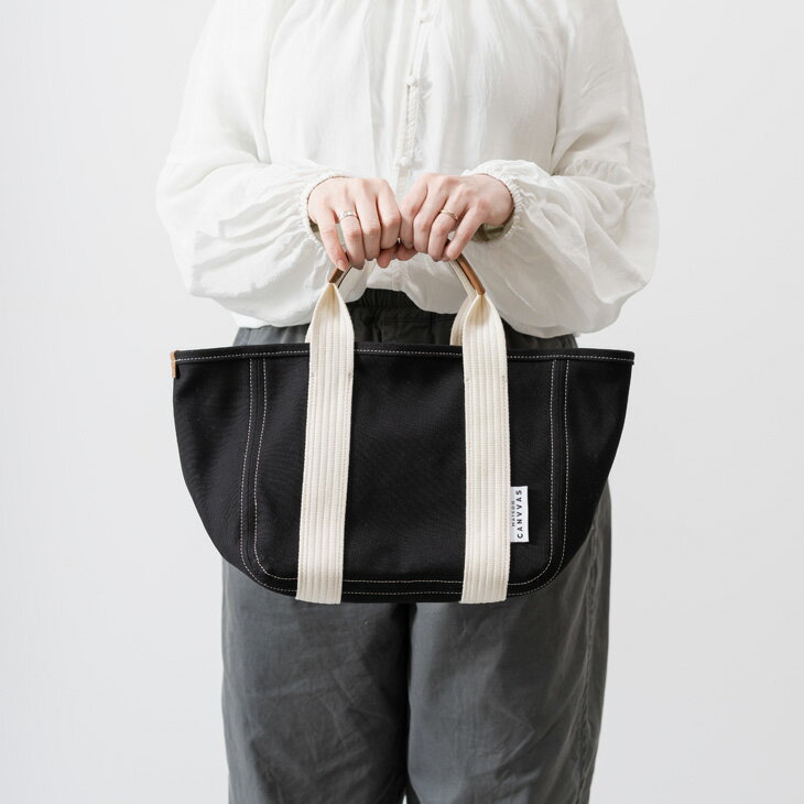 yēׁzMAISON CANVVAS (]LoX) | CANVAS Tote S (black) |  obO nhobO U[ 