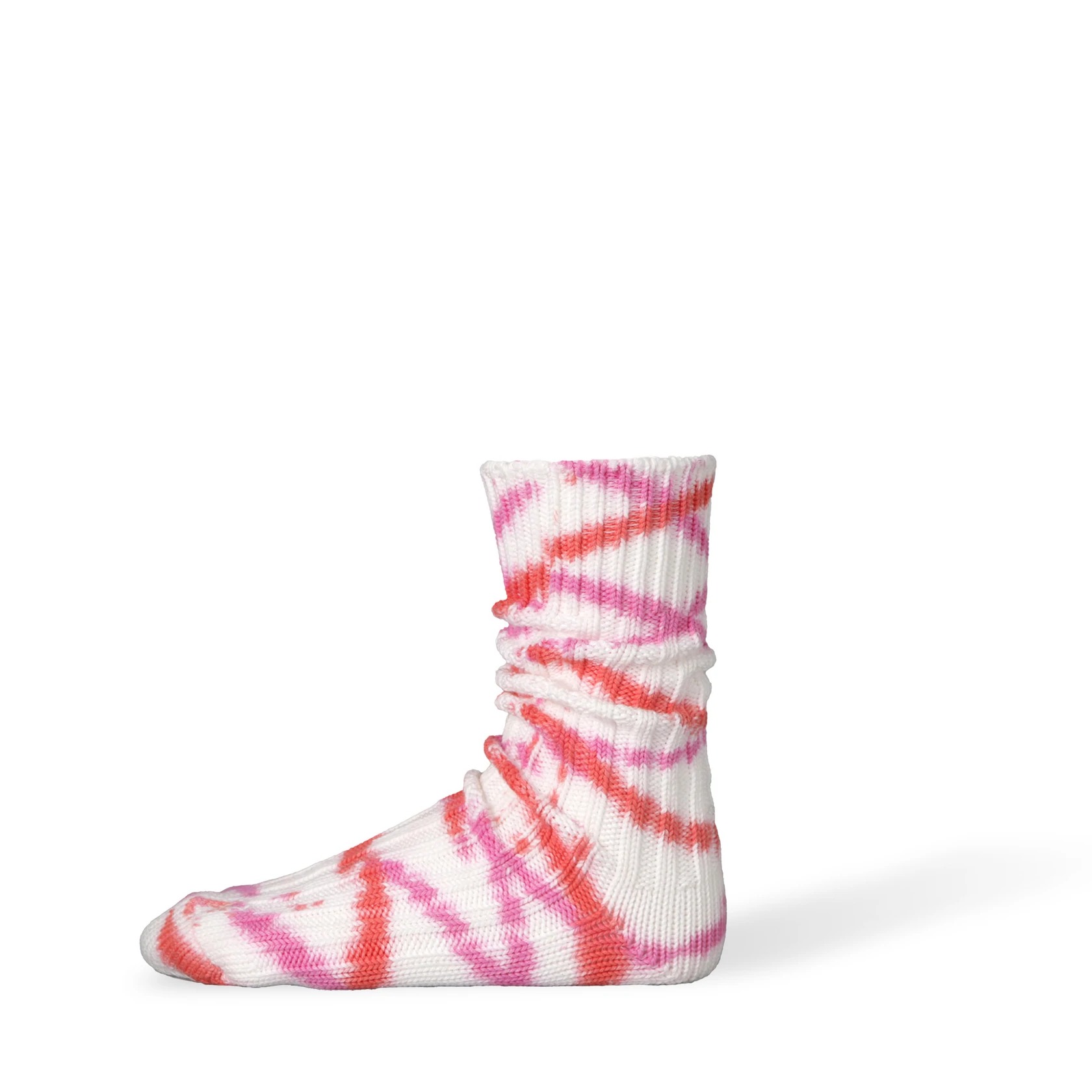 楽天北欧雑貨と音楽 HAFEN ハーフェン【SALE セール】deckax BRU NA BOINNE | Heavyweight Socks | Tie dye （red） | 靴下 ソックス