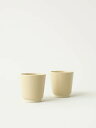 【SALE セール】STILLEBEN | Memphis Cup - Set of 2 - (sand) | カップ スティルレーベン 北欧 デンマーク