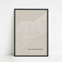 CARO CARO PRINTS | Neutral Nude Line Art Print (MODM-4501) | アートプリント/アートポスター (50x70cm) 北欧 アブストラクト