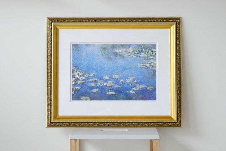 CLAUDE MONET (クロード・モネ) | 睡蓮 | アートプリント/アートポスター フレーム付き 名画 北欧 印象派 フランス