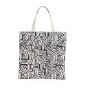 su+ | 琉球柄 帆布トート AMU (black) | トートバッグ お洒落