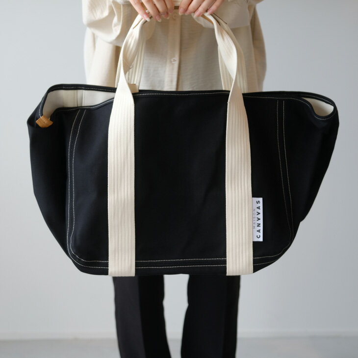 MAISON CANVVAS (]LoX) | CANVAS Tote L (black) |  obO nhobO U[ 