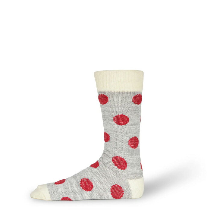 decka -quality socks- | DECKA BY ORDINARY FITS M.A.P. "M.A.P" Socks Dots (gray) | ソックス デカ 靴下