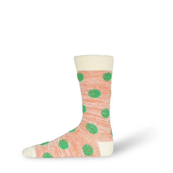 decka -quality socks- | DECKA BY ORDINARY FITS M.A.P. "M.A.P" Socks Dots (orange) | ソックス デカ 靴下