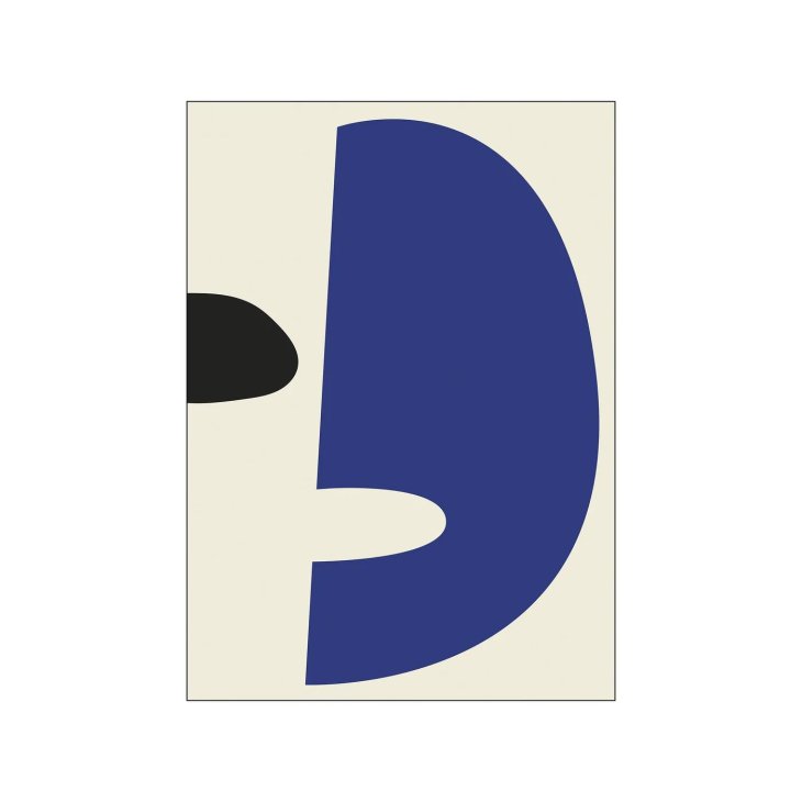 THE POSTER CLUB x Somee | Wular Blue Black | 30x40cm アートプリント/アートポスター 北欧 デンマーク