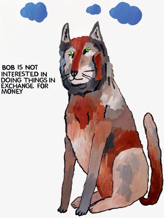retrowhale | BOB IS NOT INTERESTED IN DOING THINGS POSTER | A3 アートプリント/ポスター