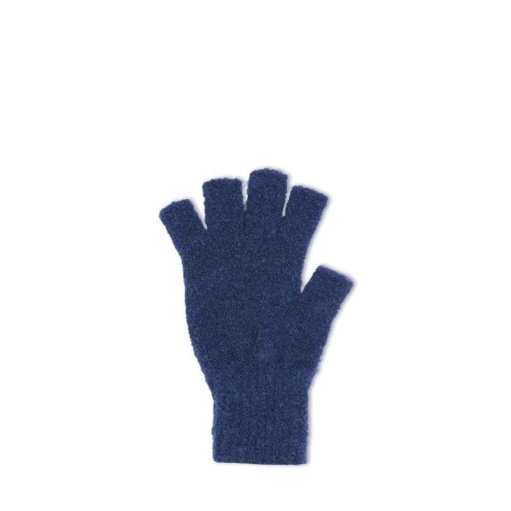 decka -quality socks- Fingerless Gloves Alpaca (blue) デカ 手袋 ソックス 秋冬 アルパカ 送料無料