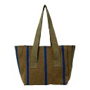 ferm LIVING (ファームリビング) | Yard Picnic Bag (olive/bright blue) | ピクニックバッグ コットンバッグ付き 北欧