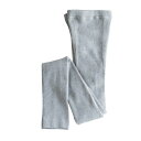 Homie (ホミー) | Cotton Linen Rib Leggings (Heather gray) | レギンス レッグウェア 可愛い かわいい お洒落 おしゃれ シンプル ナチュラル ベーシック 無地 ファッション レディースウェア 綿 コットン 麻 リネン リブ 日本製 冷えとり オールシーズン ギフト プレゼント