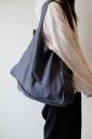 【メール便送料無料】not PERFECT LINEN LARGE LINEN TOTE BAG (dark grey blue) トートバッグ リトアニア リネン 麻