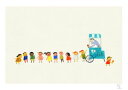 BLANCA GOMEZ | GELATI | A2 アートプリント/ポスター【北欧 スペイン イラスト ブランカゴメス】
