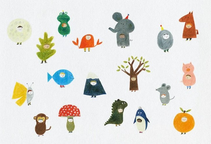 BLANCA GOMEZ | PARTY | A4 アートプリント/ポスター 北欧 スペイン イラスト ブランカゴメス