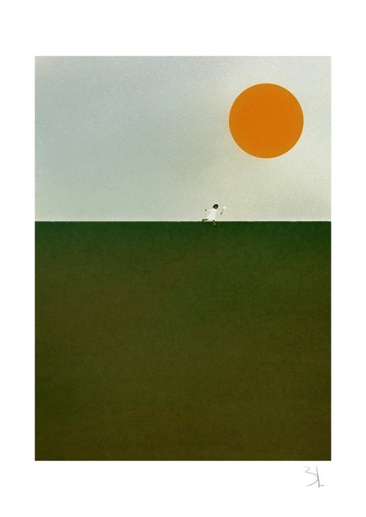 BLANCA GOMEZ | DANDELION | A4 アートプリント/ポスター 北欧 スペイン イラスト ブランカゴメス