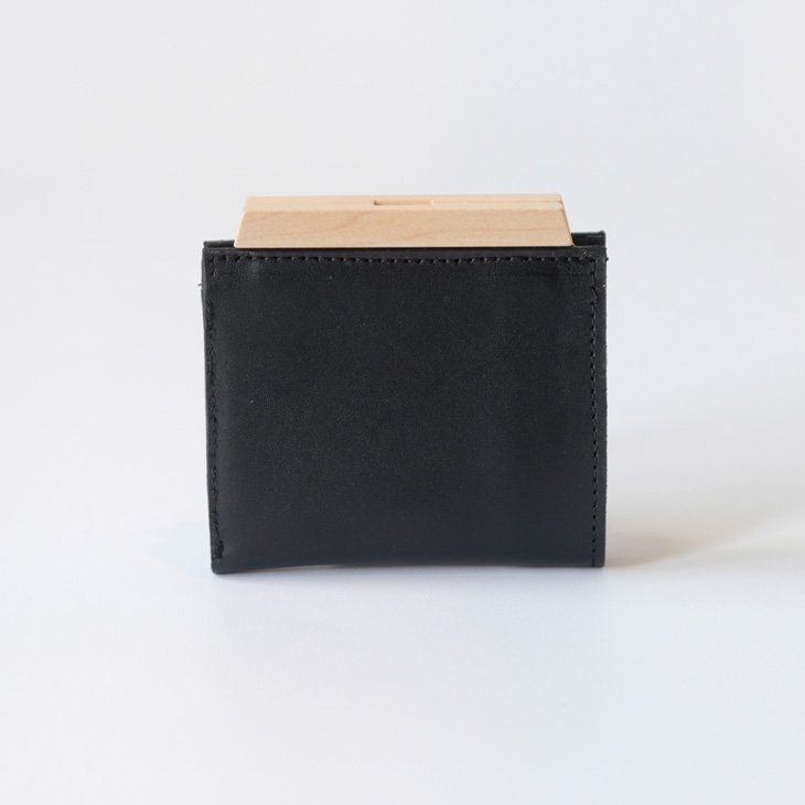 【再入荷】yuruku (ユルク) | Wood Plate Folder Half Wallet 