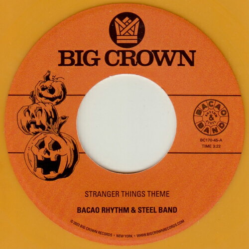 BACAO RHYTHM & STEEL BAND / STRANGER THINGS THEME b/w HALLOWEEN THEME (LTD) (7")