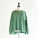 HEAVENLY (ヘブンリー) | COTTON KNIT CREWNECK PULLOVER (green) | トップス シンプル お洒落