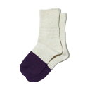 ySALE Z[zOBSCURE SOCKS (IuXLA\bNX) | bJ (ivory / purple) | fB[X C