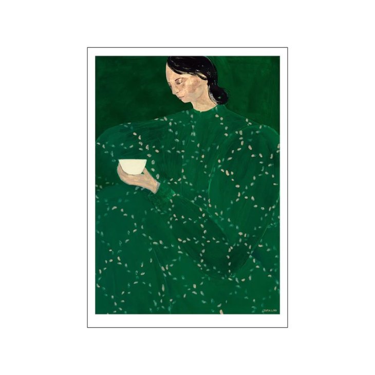 THE POSTER CLUB x Sofia Lind | Coffee Alone At Place De Clichy | 30x40cm アートプリント/アートポ..