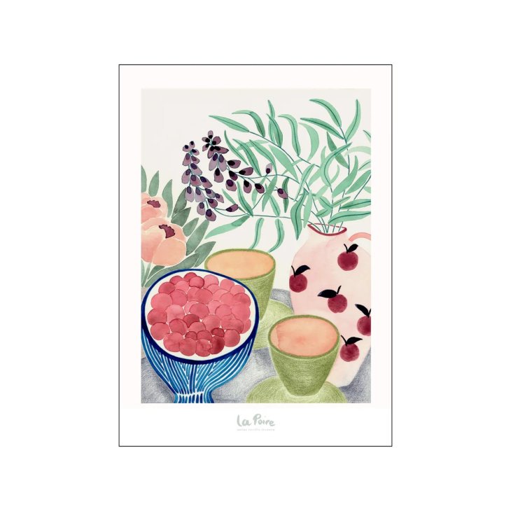 La Poire | Still Life with Tea and Grapes | A5 ȥץ/ȥݥ ̲ ǥޡ...