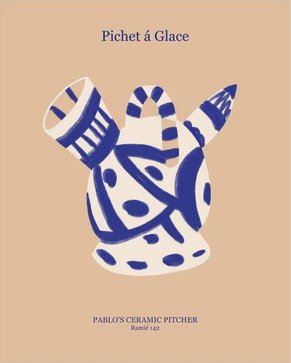 Renske Herder | Picasso Ceramic Pitcher | A5 アートプリント/アートポスター 北欧 デンマーク メール便送料無料