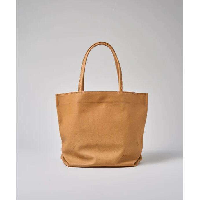 Rakuten - REN | ランチバッグ M (camel) | バッグ レン 無地 シンプル レザーバッグ