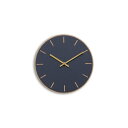 hemverk (wxN) | Wall Clock Linoleum 280mm (smoky blue) | v |v k f}[N CeA 