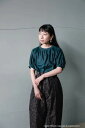 楽天北欧雑貨と音楽 HAFEN ハーフェンhatsutoki（ハツトキ） | twill ティーブラウス （green） | 送料無料 トップス シンプル レディース きれいめ ゆったり リラックス おしゃれ ナチュラル服 カジュアル 30代 40代 50代