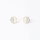【SALE セール】me+ | ピアス S サークル(グレー)| かわいい お洒落 アクセサリー
