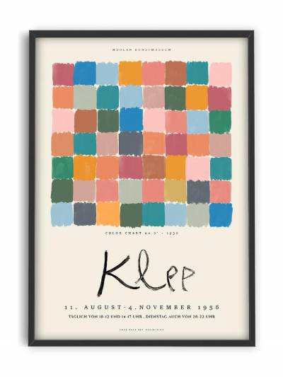 楽天北欧雑貨と音楽 HAFEN ハーフェンPAUL KLEE | Color Charts | アートプリント/ポスター （50x70cm） | 北欧 シンプル アート インテリア おしゃれ