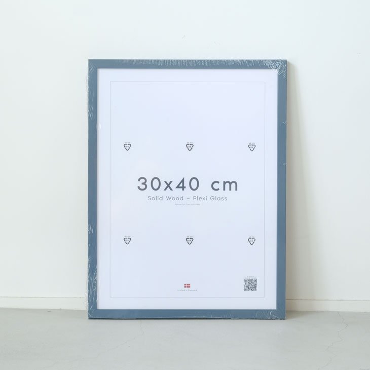 PSTR studio | SOLID WOOD FRAME (petrol blue oak) 30x40cm | ポスターフレーム 額縁 北欧 木製 送料無...