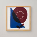 【SALE セール】a good view (designed by MASARU SUZUKI) | 30x30cm バラバード ブルー 北欧 アートポスター