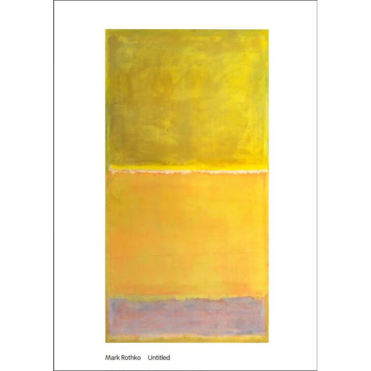 MARK ROTHKO (マーク・ロスコ) | Untitled 1951-2 | アートプリント/ポスター (60x80cm) 北欧 モダンアート 抽象画