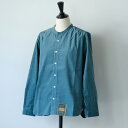 ASEEDONCLOUD | Handwerker | HW collarless shirt (green) XS size | gbvX nhx[J[ O[  n  Vv  R[fC  [NEGA AV[hNEh 