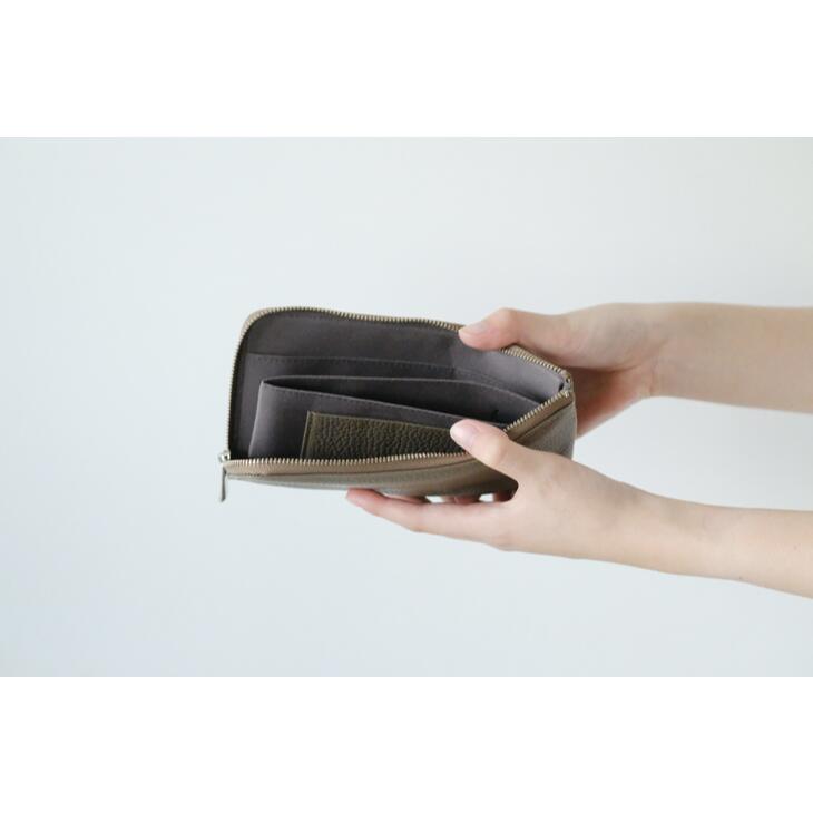 blancle (ブランクレ) | S.LEATHER L ZIP LONG WALLET (taupe) | 送料無料 財布 ウォレット プレゼント