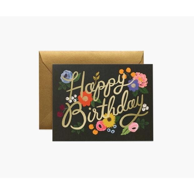 RIFLE PAPER CO. | VINTAGE BLOSSOMS BIRTHDAY (GCB094) | ˤ | ꡼ƥ󥰥 饤եڡ...