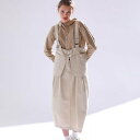 【SALE セール】KELEN (ケレン) | 2WAY LAYERED JUMPER SKIRT "SLOGEU" (off beige) | ボトムス スカート