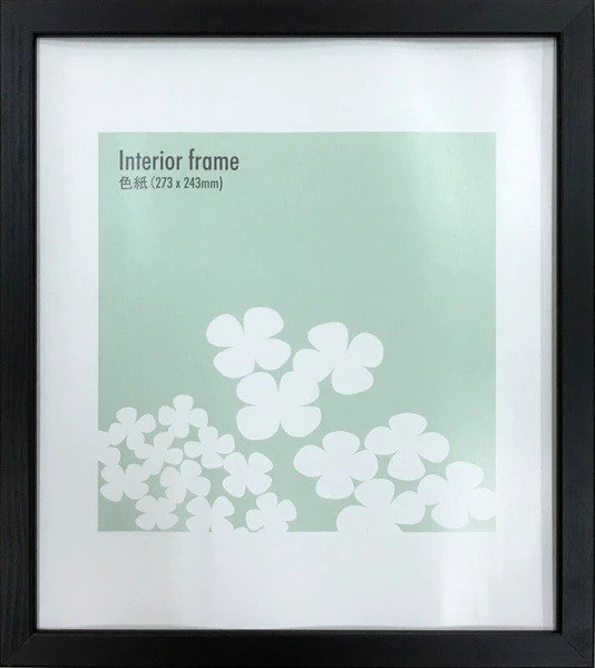【色紙サイズ】BICOSYA | インテリアフレーム | 木製額縁 | 色紙サイズ (black) Interior Frame 黒 ブラック ギフト 誕生日プ...