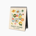 【SALE セール】RIFLE PAPER CO. | 2024 フルーツスタンド・デスクカレンダー / 卓上カレンダー ライフルペーパー ステーショナリー